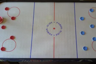 Hockey Electric Table Game. Works with 220V .