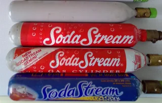 Gas Cylinders for Soda Stream.