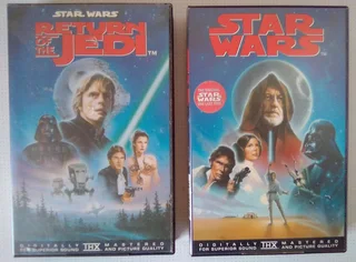 Star Wars Movies on Video Tape. R40 each.