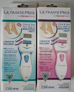 Ultimate Pedi by Derma Wand is innovative tool created to smooth dry, rough and calloused skin on th