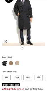 London Fog Mens Classic Iconic Belted and Lined Trench Raincoat