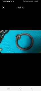 Vintage Curtain Rail Brackets and Rings - Metal