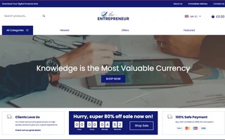 The Entrepreneur | Digital Download Store