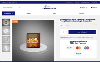 The Entrepreneur | Digital Download Store