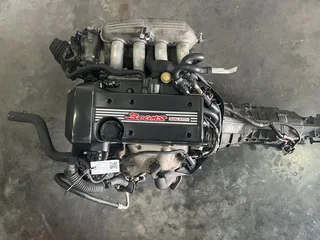 Toyota Dual Beams Engine and Manual 6 speed Gearbox Combo