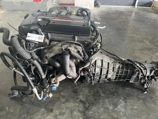 Toyota Dual Beams Engine and Manual 6 speed Gearbox Combo