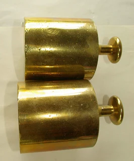 Brass Cylindrical Weights (Pair of 5Kg)