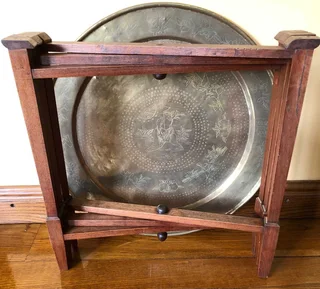 Brass Topped Side Table