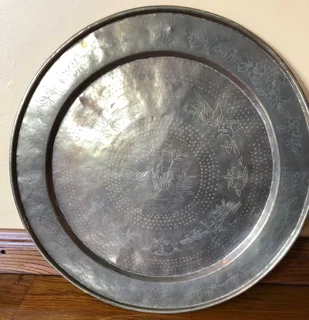 Brass Topped Side Table