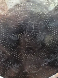 Brass Topped Side Table