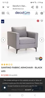 Decofurn Grey Armchair