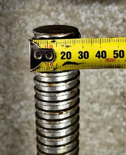 Stainless steel barbell and 2 x 10kg Weider Weight Discs