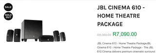 JBL Cinema 610 -  FULL 5.1 Sub-Satellite Speaker Set