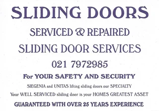 Sliding Doors Fixed and Repaired.  Stacking Folding Doors Repairs.  All Areas.