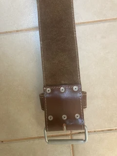 Leather Rebel powerlifting belt