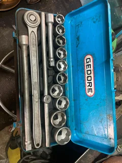 Gedore 3/4 inch drive socket set