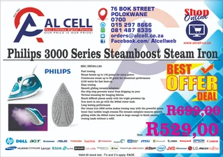 Philips 3000 Series Steamboost Steam Iron DST3011/20