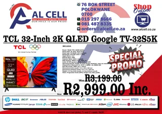 Tcl 32-inch 32s5k 2k Qled Google Tv