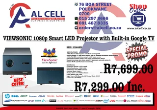 Viewsonic 1080p Smart Led Projector With Built-in Google Tv