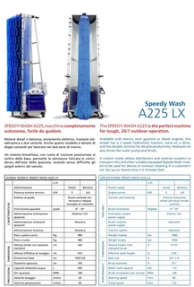 BITIMEC Speedy Wash A225 LX truck and bus washing system.