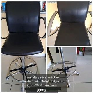 Stainless steel rotating chair