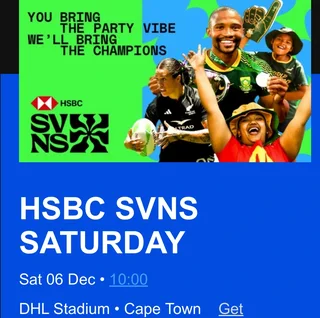 HSBC SVNS Saturday rugby tickets