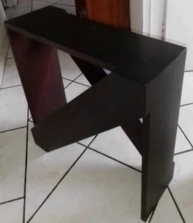 Two wooden side tables for sale