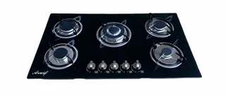 BRAND NEW 5 PLATE GAS HOB AUTO IGNITION 860mm x 510mm
