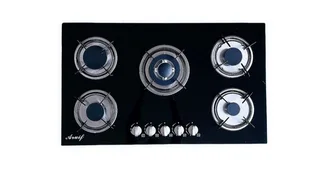 BRAND NEW 5 PLATE GAS HOB AUTO IGNITION 860mm x 510mm