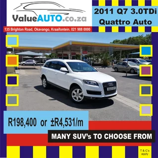 2011 Audi Q7 3.0 TDI Quattro Tiptronic