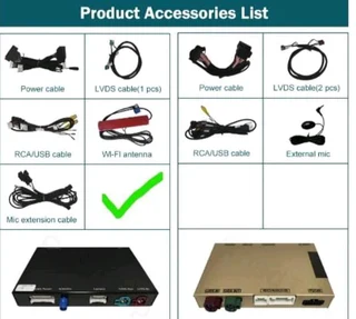 High-end Multimedia interface (MMI) Box with wireless Apple Carplay and Android Auto