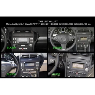 Mercedes Benz SLK Class SLK 200 (R171 - W171) Android Radio With Wireless Apple Car Play