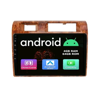 Toyota Land Cruiser 70, 76 & 79 Peach Wood Android Radio With Wireless Apple Car Play