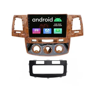 Toyota Fortuner (2006 - 2011) Wooden Frame Android Radio With Wireless Apple Car Play