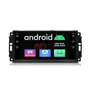 Jeep Wrangler, Grand Cherokee, Compass, Chrysler, Dodge, Commander, Android Radio With Car Play