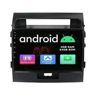 Toyota Land Cruiser 200 LCD Series Android Radio With Wireless Apple Carplay and Android Auto