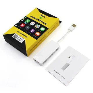 2 in 1 USB Apple Carplay and Android Auto Dongle Box for Android Radios