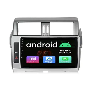 Toyota Land Cruiser Prado (2014 - 2017) Android Radio With Wireless Apple Carplay and Android Auto