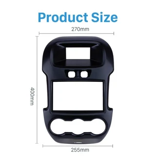 Radio Fascia Trim Plate for Ford Ranger (2011-2016) with Central Locking &amp; Hazard Buttons