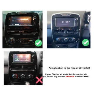 Renault Clio 4 (2014 - 2016) Android Radio With Wireless Apple Carplay and Android Auto