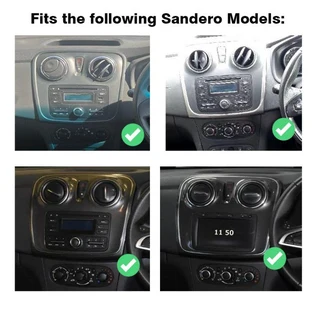 Renault Sandero (2014 - 2022) Android Radio With Wireless Apple Carplay and Android Auto