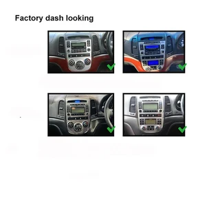 Hyundai Santa Fe (2006 -2012) Android Radio With Wireless Apple Carplay and Android Auto