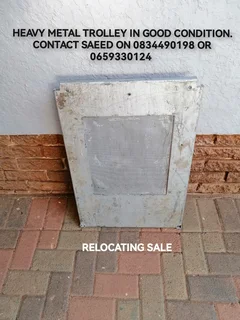 Relocating Sale! Heavy Duty Metal Trolley