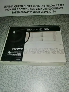 QUEEN DUVET SET WITH PILLOW CASES