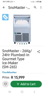Icemaker Snomaster SM-26S