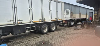 nissan truck and trailer R850 000
