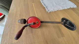 Vintage hand drill made in Germany for sale.