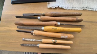 Wood lathe chisels up for grabs R400.