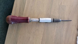 Vintage Stanley no 135A ratchet screwdriver for sale.