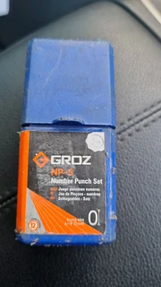 GROZ number punches up for sale.